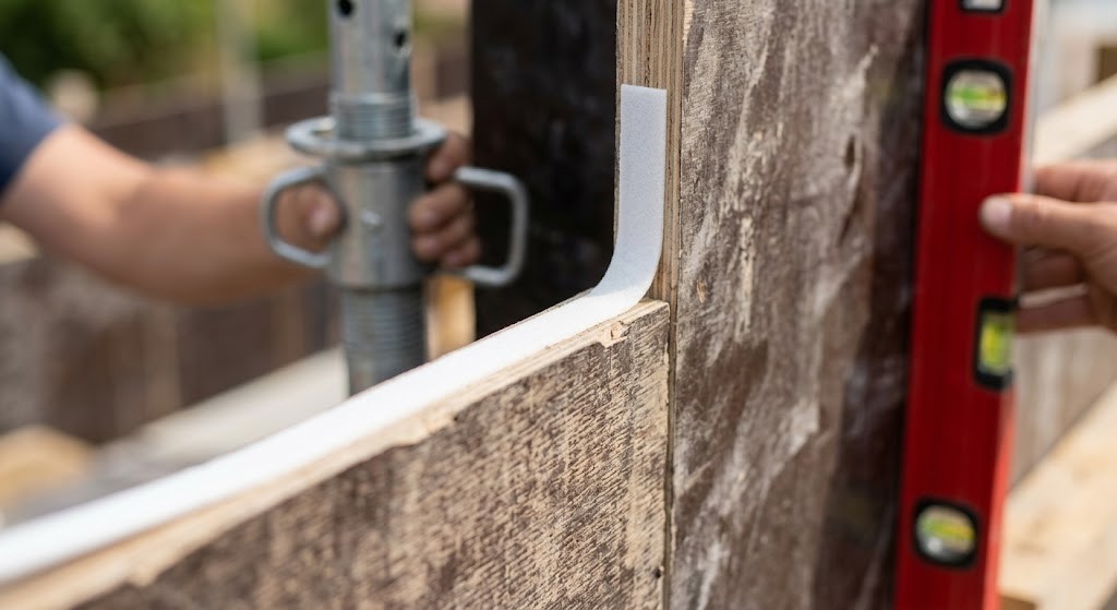 Essential carpentry tools for formwork and shuttering assembly
