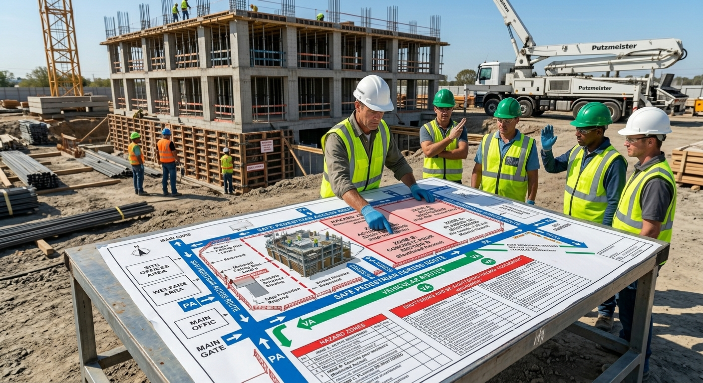 Shuttering and De-shuttering Hazard Assessment Method Statement