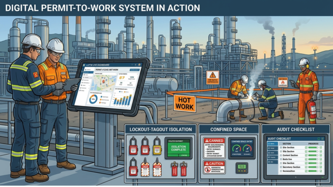 Electronic Permit to Work System process overview