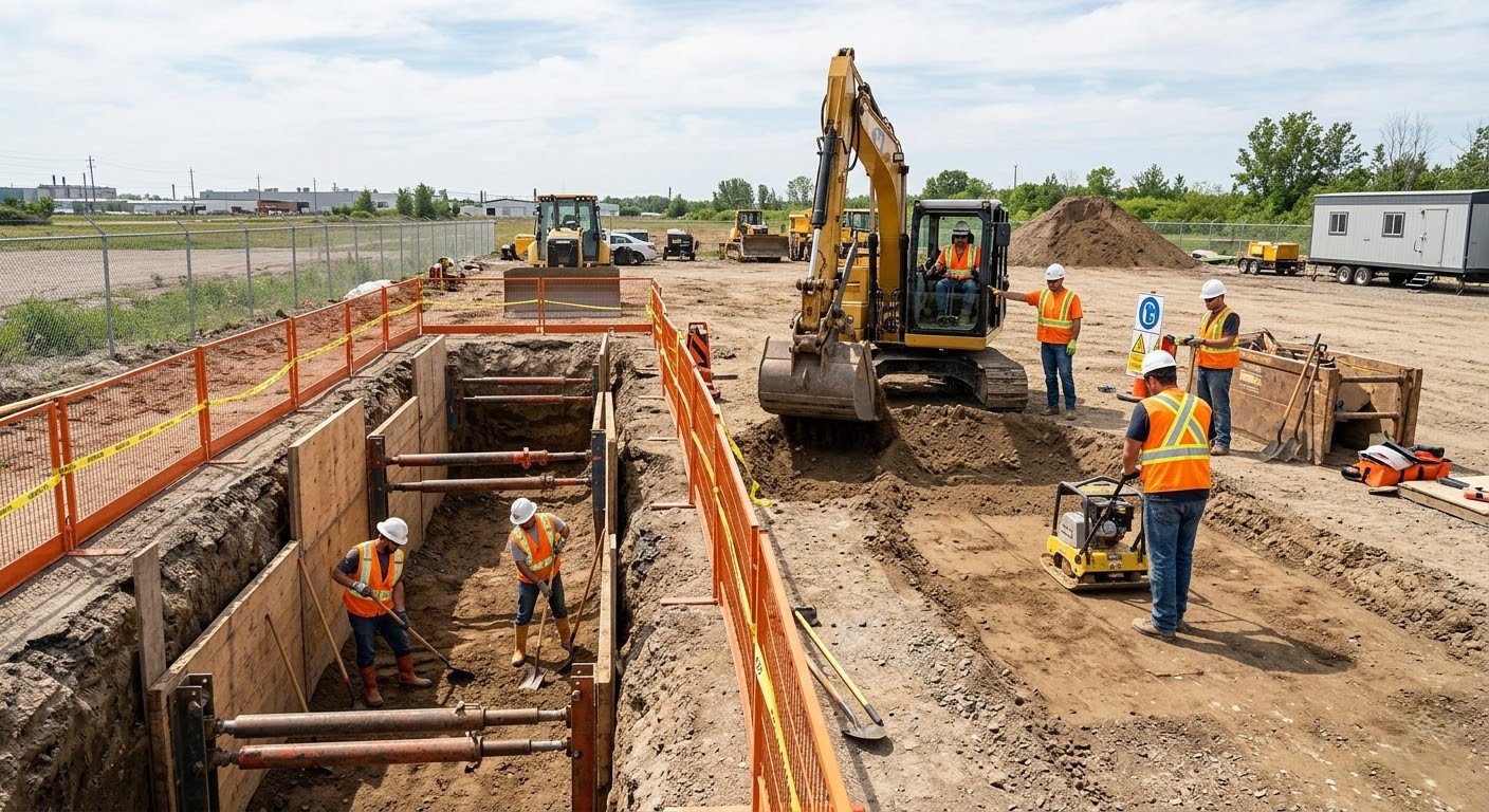 JSA: Construction Excavation Safety, Backfilling and Compaction - EHS ...