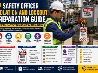 Safety Officer Isolation Lockout Guide industrial safety training
