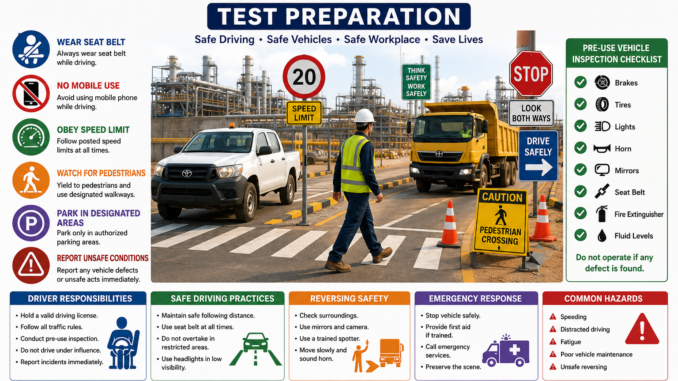 Traffic and Vehicle Safety Test Preparation
