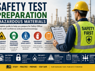 Safety Test hazardous materials preparation guide