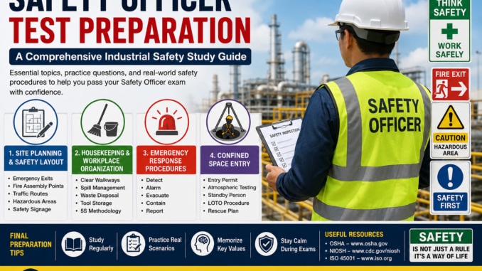Safety Officer Test Preparation Industrial Safety Guide