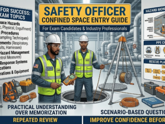 Safety Officer Confined Space Entry Guide