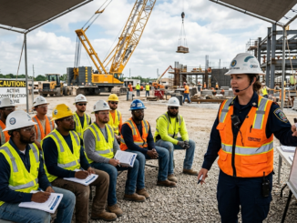 Safety Officer Test Preparation industrial training scene