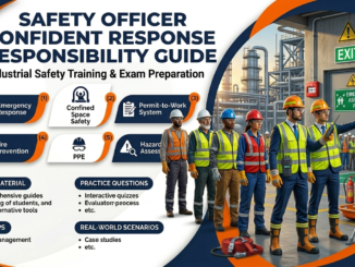 Safety Officer Response Guide industrial safety training