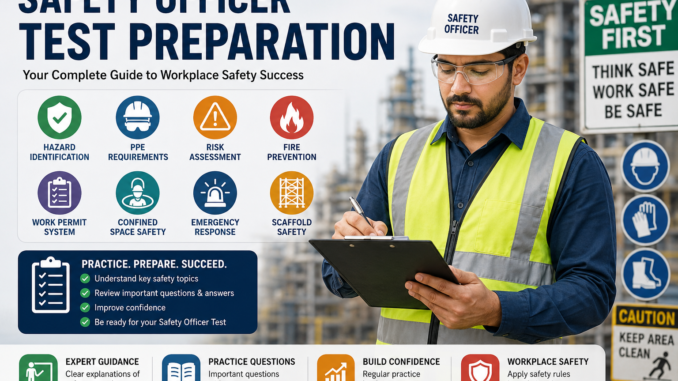 Safety Officer Test Preparation Guide