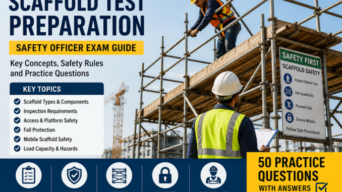 Scaffold Test Preparation Safety Officer Exam Guide