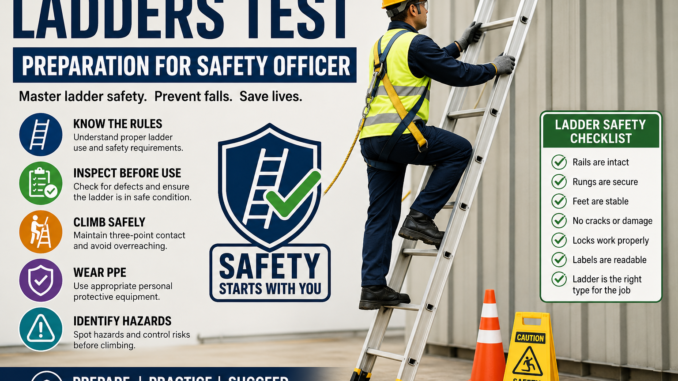 Ladders Test Preparation for Safety Officer Exam