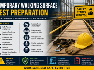 Temporary Walking Surface Test Preparation