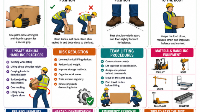 Materials Handling Test Preparation for Safety Officers