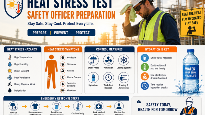 Heat Stress Test Safety Officer Preparation