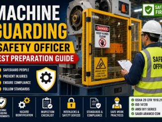 Machine Guarding Safety Officer Test Preparation Guide