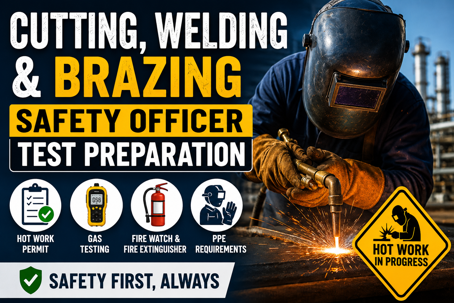 Cutting, Welding & Brazing Safety Officer Test Preparation Guide
