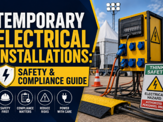 Temporary Electrical Installations Safety Guide