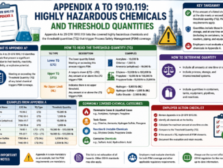 OSHA 1910.119 Appendix A