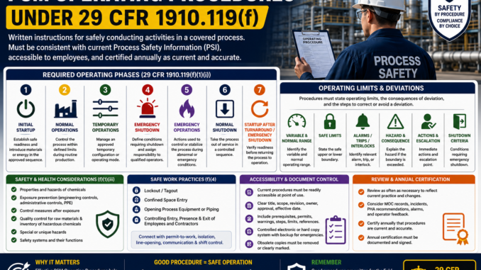 PSM Operating Procedures
