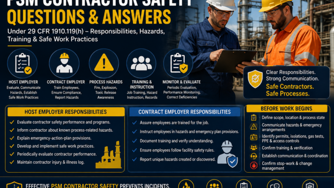 PSM Contractor Safety