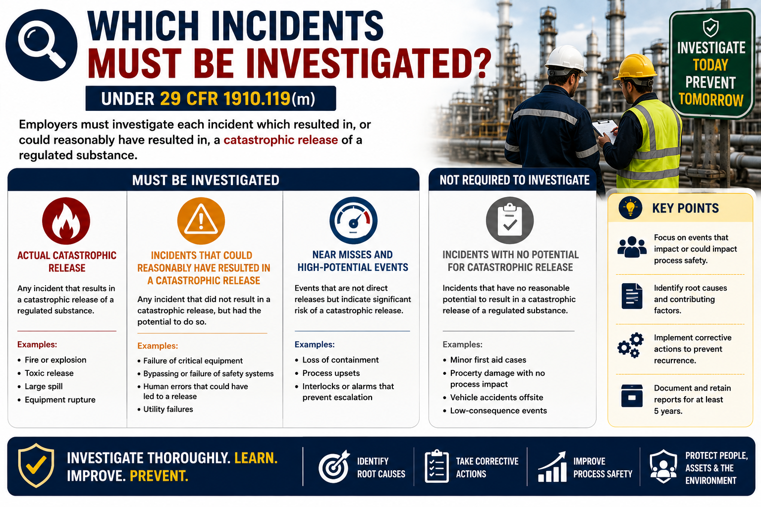PSM incident investigation