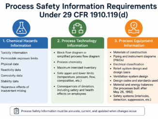 Process Safety Information Requirements Under