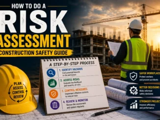 Construction safety risk assessment OSHA guide