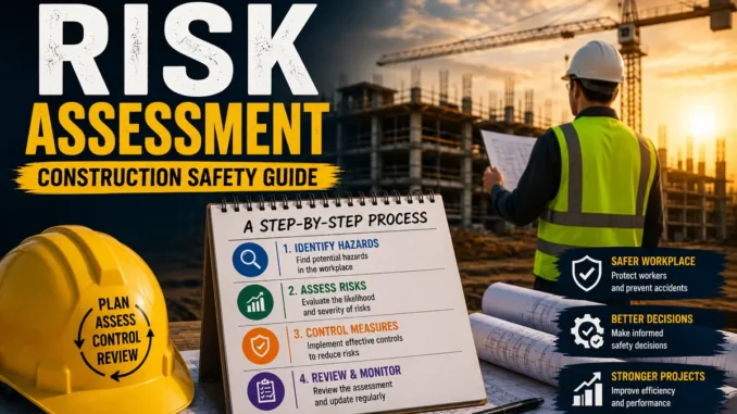 Construction safety risk assessment OSHA guide