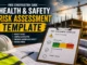 Health and safety risk assessment template for construction